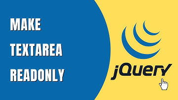 Make Textarea Readonly using jQuery | HowToCodeSchool.com
