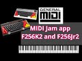 [F256K2] [MIDI] My MIDI Jam Test App in C