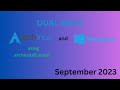 Dual boot windows 10 or 11 and arch linux  install arch using built in archinstall sep 2023