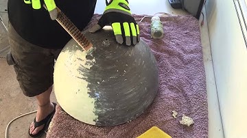 R2D2 Build Progress Video 2 - Paint stripping the dome