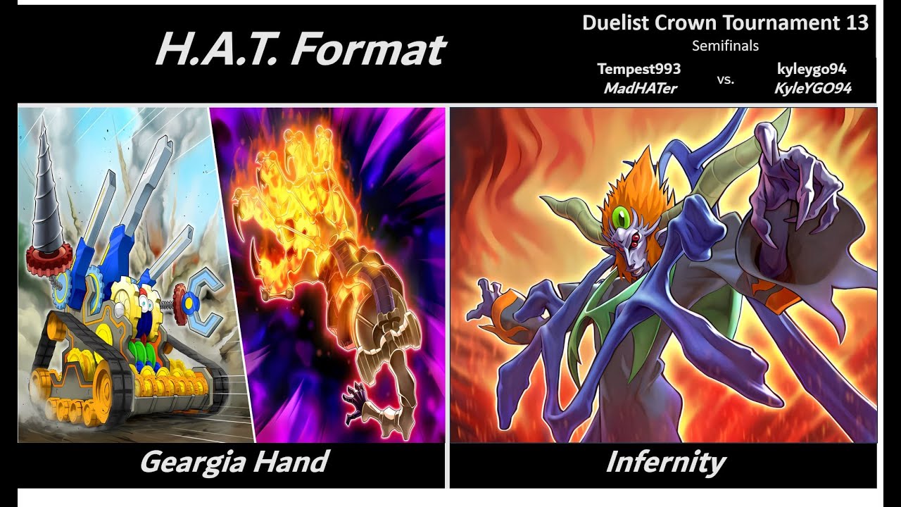 Geargia Hand vs. Infernity | Yu-Gi-Oh! HAT Format