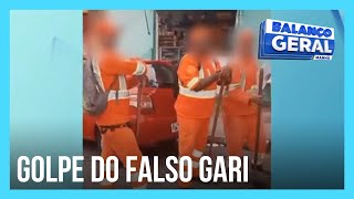 Homens se vestem de garis para pedir 'caixinha'