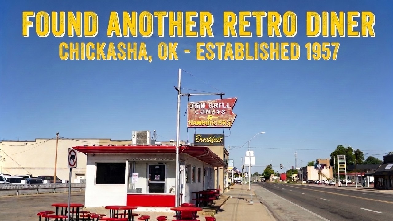 Retro Diner, J&W Grill, Chickasha, Oklahoma. Established in 1957