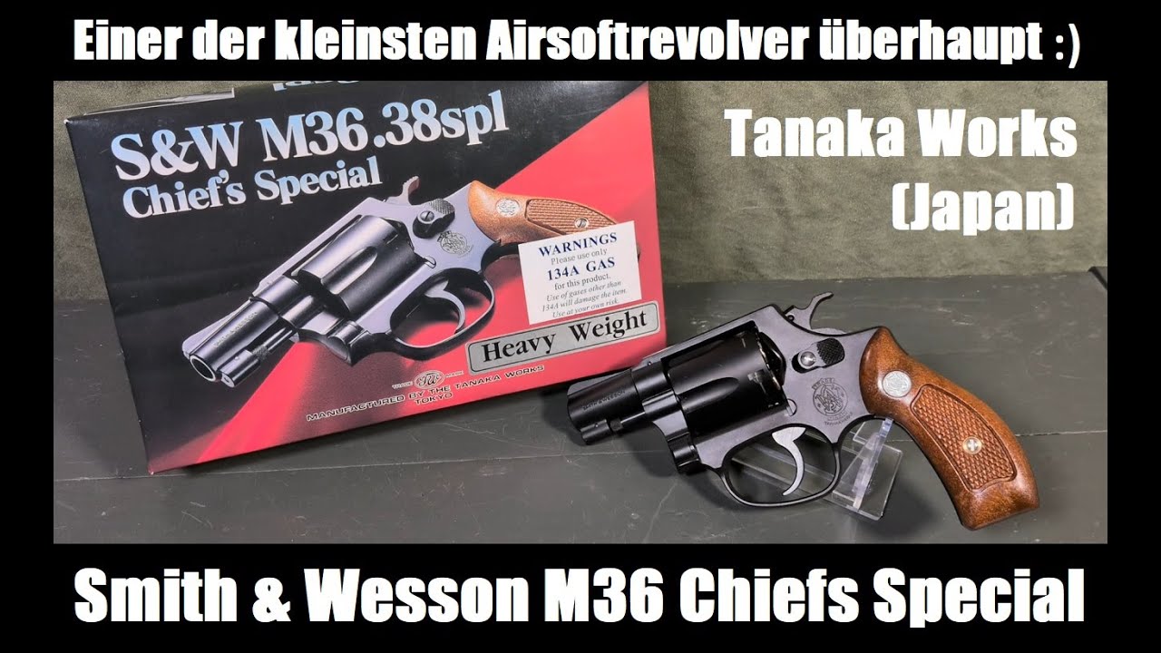 Kleinster Airsoft Revolver: Tanaka Smith & Wesson M36 (J-Frame