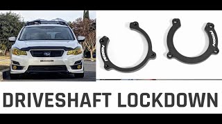 Subaru Perrin Driveshaft Lockdown - will it fit the Impreza or Crosstrek? Every Subaru Needs This What A Difference Perrin Subframe Lockdown Kit Install