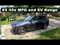 2021 BMW X5 45e – EV Range and MPG Test