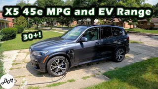 2021 BMW X5 45e – EV Range and MPG Test