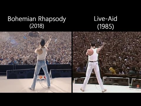 Bohemian Rhapsody - Radio Gaga Side By Side Comparison