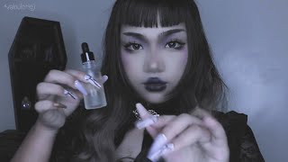 asmr. pov: you won a relaxation treatment package (but it's a purple cult trap). 😈💜