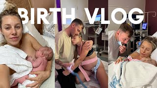 BIRTH VLOG | Positive Labour \& Delivery of Our Second Baby!