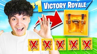 WINNING with ONE CHEST ONLY CHALLENGE in Fortnite (HARD)
