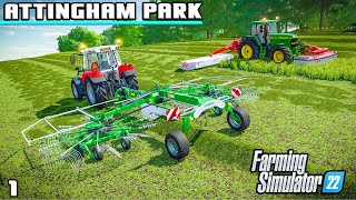 WELCOME TO THE FARM! | Attingham Park CO-OP | Farming Simulator 22 - Episode 1