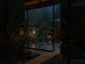 Cortisol detox tonight. 🧠 396Hz sleep rain &amp; slow piano in cozy Japanese cabin. #shorts #396hz