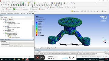 ☑️ Elementos finitos - Ansys workbench 2019-1: Practica 2