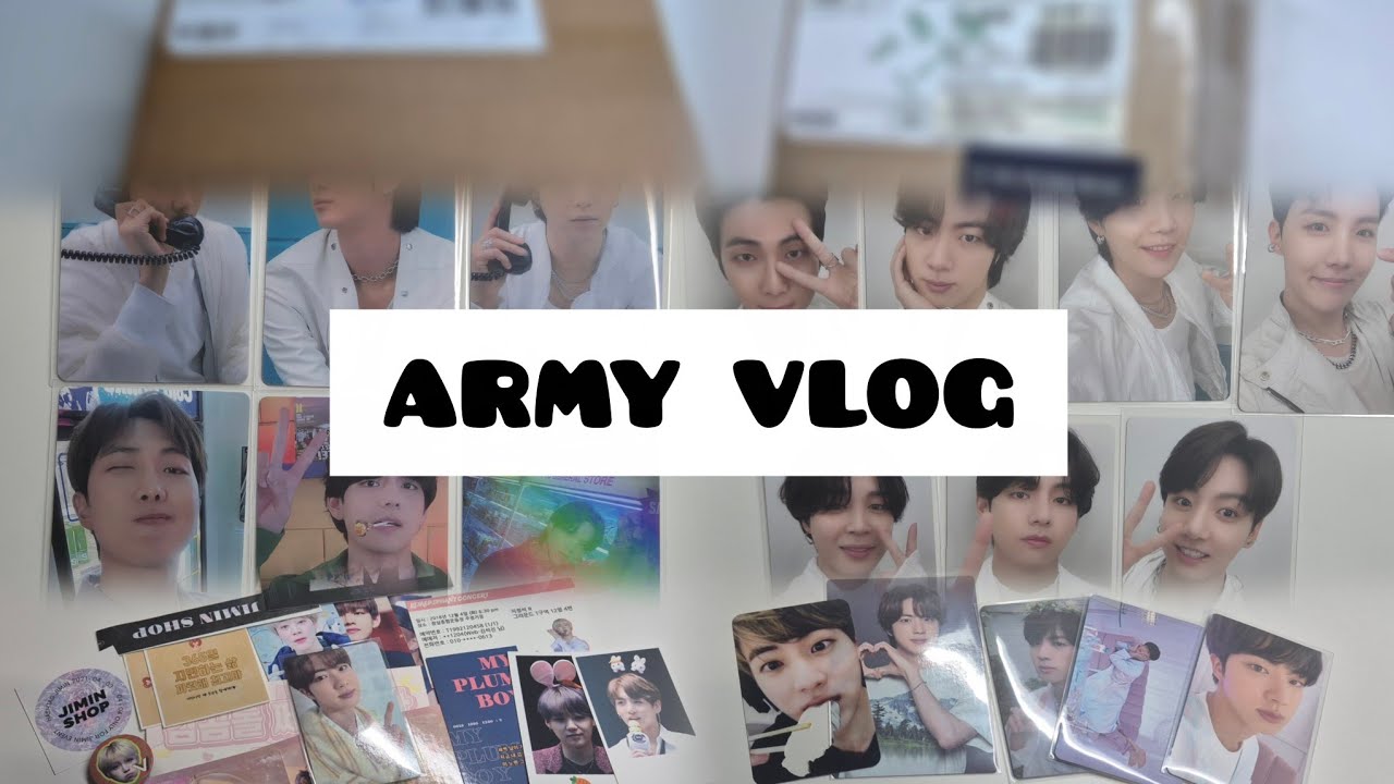 [아미로그] 늦덕 아미의 첫 번째 아미로그 | 퍼투댄 앨범깡 | BE 앨범 | 반택깡 | 포카포장 | 늦덕 | 쩔어 | 포카깡 | 방탄소년단 | 방탄 | bts