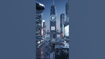 🌆 Futuristic City 2085 — AI Imagines the Future | Google Gemini Veo 3 #shorts #ai #veo3 #aivideo