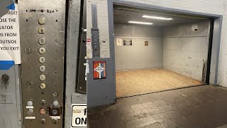 Vintage Montgomery Traction Freight Elevator @ Canal Place Bldg 9 - Akron, OH.