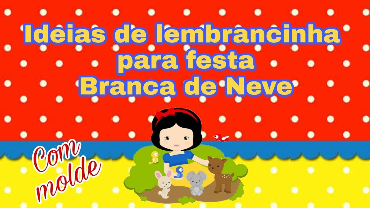 Diy: Ideias de lembrancinhas da Branca de Neve
