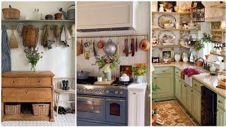 Antique French county farmhouse kitchen decorating ideas.French county farmhouse decoration tips.