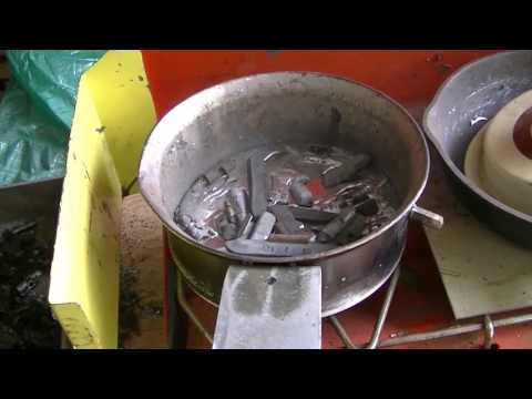 Lead Melting For Casting And Find Zinc Weights In Your Mix