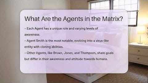 What Are the Agents in the Matrix? - The SciFi Reel