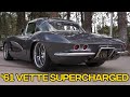 Supercharged lt4 powered chevy corvette c1 restomod survivor