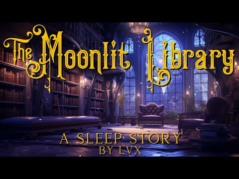 The Moonlit Library: Sleep Story for Grown Ups (Male Voice with Music ...