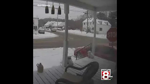 Incredible surveillance video shows car crash into Auburn home