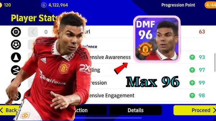 Casemiro Max Level Pes 2023 | Casemiro Efootball 2023 | - Youtube