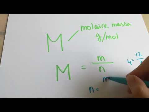 Video: Verschil Tussen Mol En Molariteit