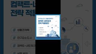 인구감소도시 생활권계획의 컴팩트-네트워크 전략 적용방안 │ auri 움직이는 카드뉴스