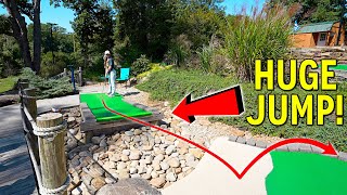 The BIGGEST Jump We've Ever Seen at a Mini Golf Course!