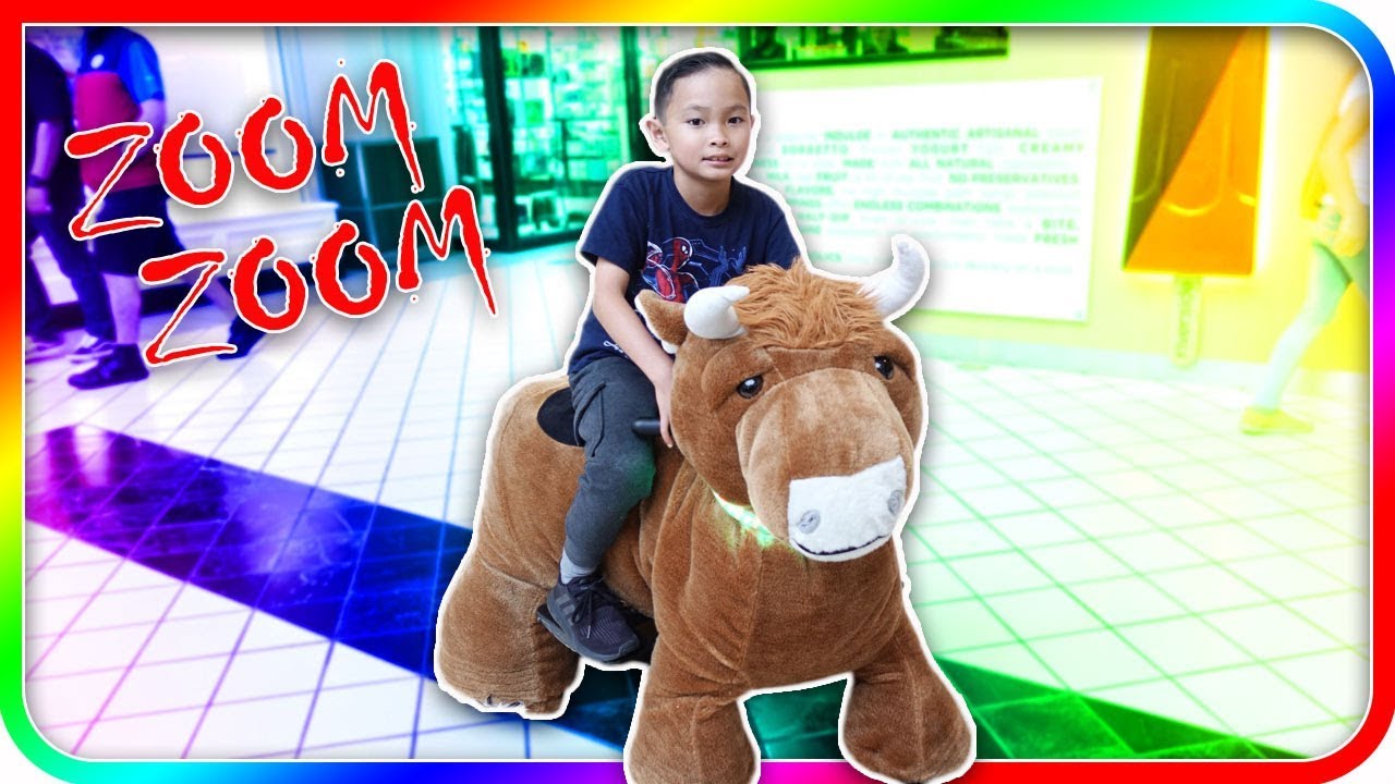 Ride On Animals at Mall! Electric Toy Scooter Mall Rides SuperBaby