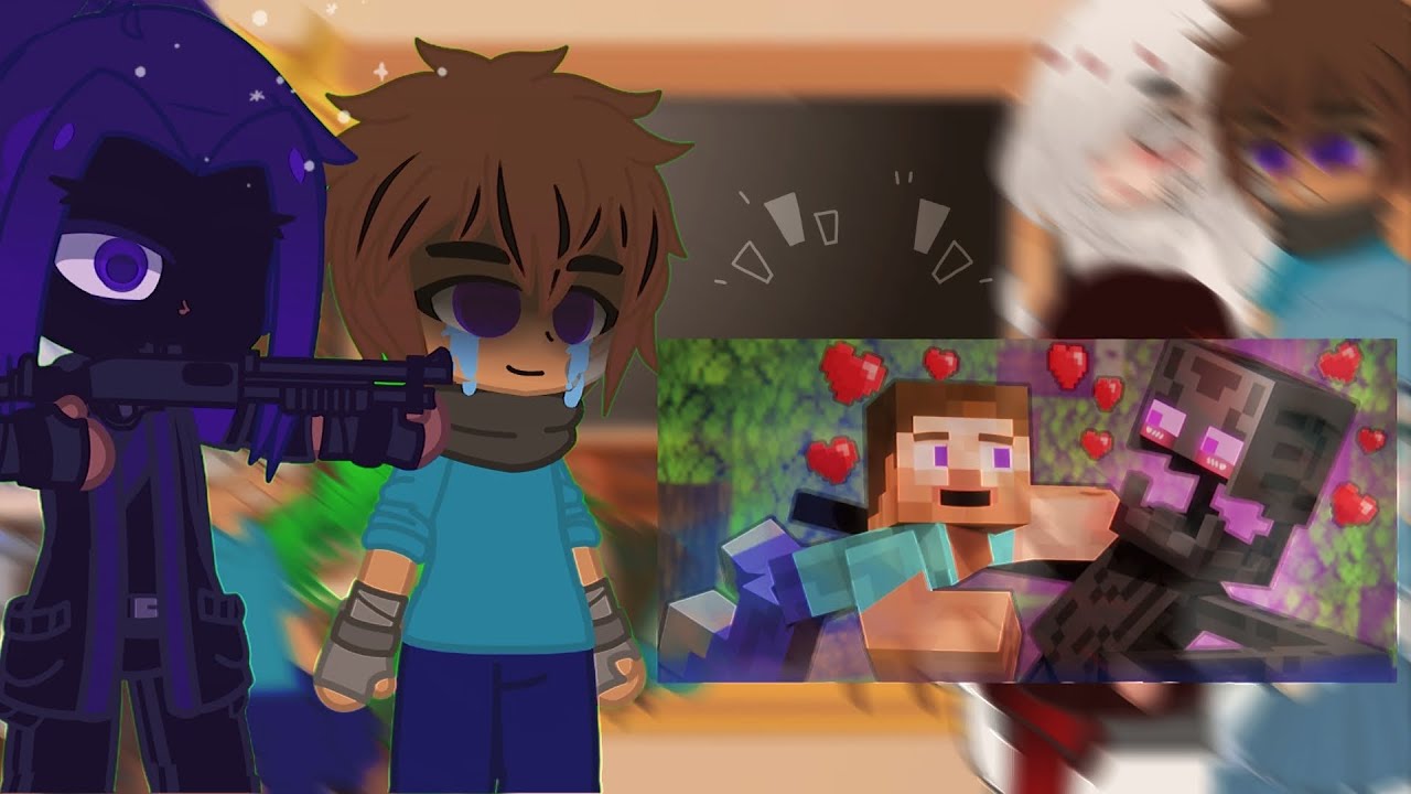 Реакция Minecraft на случайные мемы || Gacha-клуб || видео с реакцией|