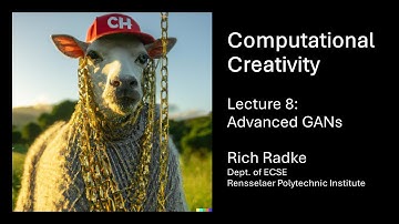 Computational Creativity Lecture 8: Advanced GANs