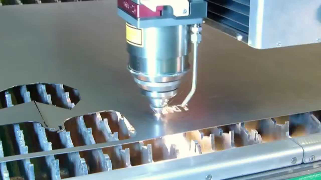 Лазерная разметка и резка металла - YouTube