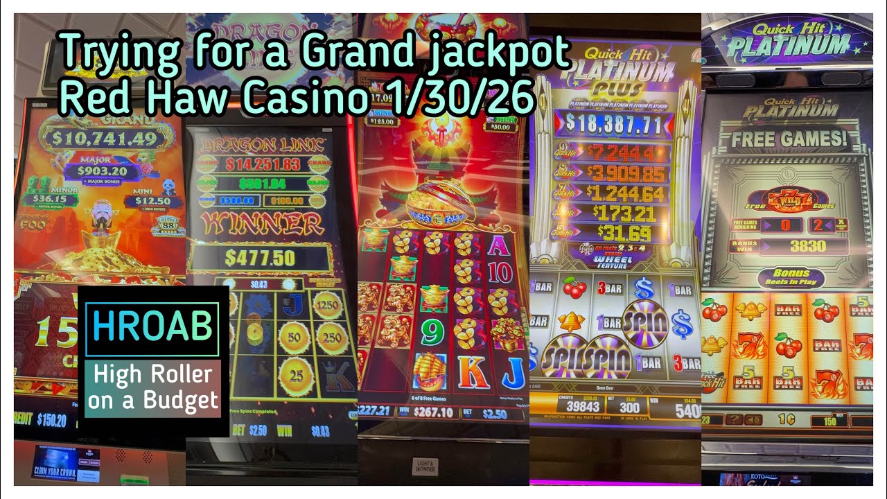Playing for the GRAND Jackpot @ Red Hawk Casino 1/30/26