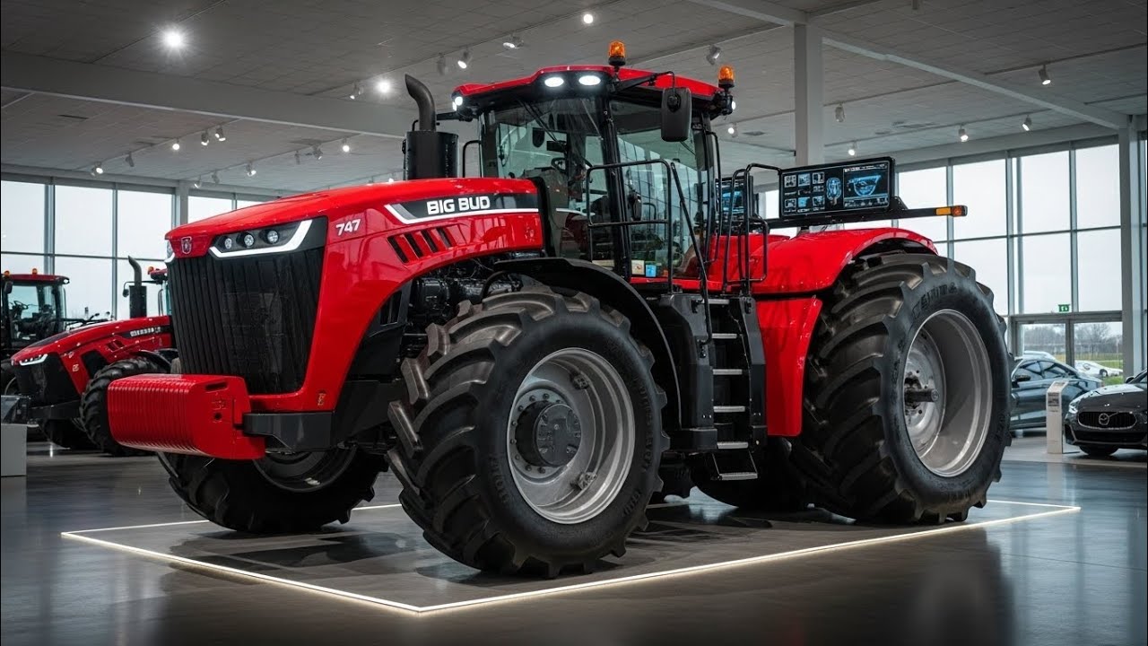 Обзор, технические характеристики, особенности и мощность трактора Big Bud 747 2026 года.