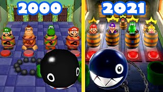 Mario Party Superstars vs Mario Party 2  Luigi vs Mario vs Donkey Kong vs Yoshi (Compare)