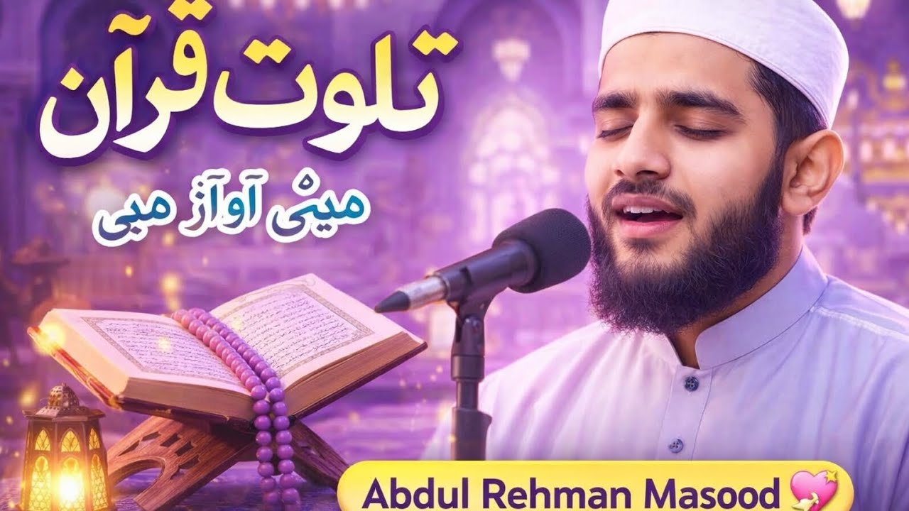 میٹھی آواز میں تلاوتِ قرآن Abdul Rehman Masood Beautiful Quran Recitation دل کو چھو لینے والی تلاوت