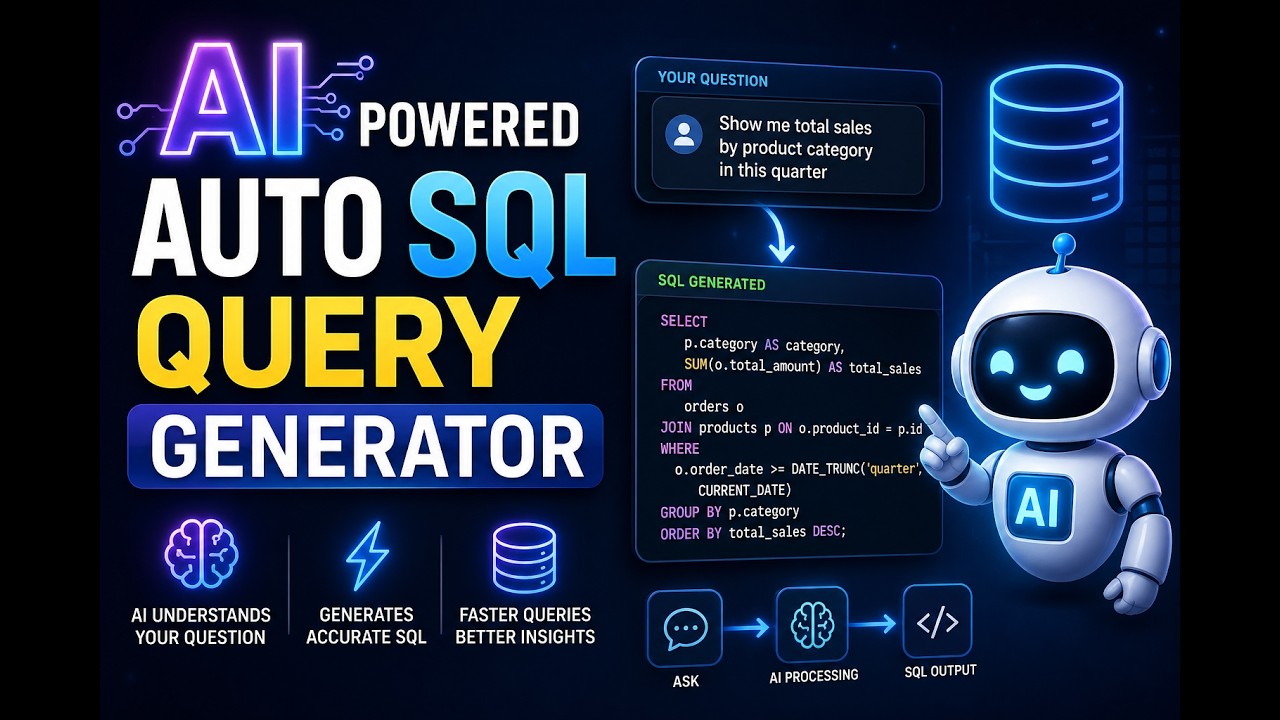 AI Powered SQL Query Generator 🤖 | Convert Text to SQL in Seconds! #ai ...