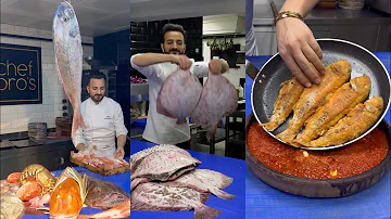 New recipes seafood by chef Faruk GEZEN 🐬 #farukchef