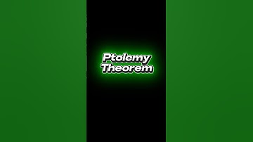 Ptolemy’s Theorem Explained with One Cool Diagram! 📐✨