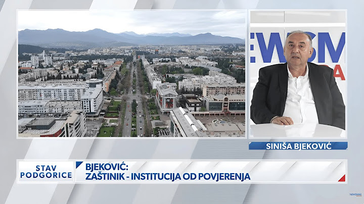 Siniša Bjeković: Ljudska prava u Crnoj Gori – problemi, kazne i preporuke | STAV REGIONA