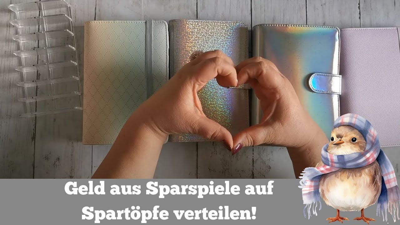 🎲🎲 Geld der Sparspiele/Sparchallenges auf die Spartöpfe verteilen 🎲🎲