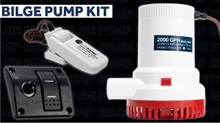 Bilge Pump kit Float Switch and 3Way Panel Switch by: FIVE OCEANS