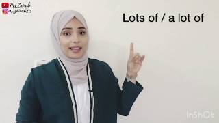 الفرق بين A Lot Of Lots Of