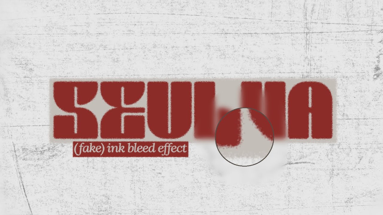 How To Make; (Fake) Ink Bleed Effect in IbisPaint X - YouTube