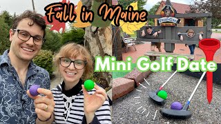 🍁 Cozy & Chilly Fall Date Night: Pirate Putt-Putt⛳Mini Golf Adventure in Bar Harbor, Maine! ☠️🏴‍☠️⚓🌊