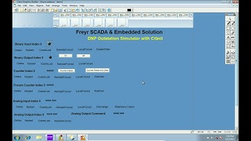 DNP3 Protocol RTU IED Outstation simulator with Citect HMI